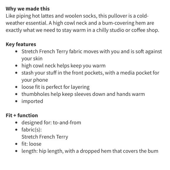 Lululemon On The Double Sweater - Picture 6 of 12